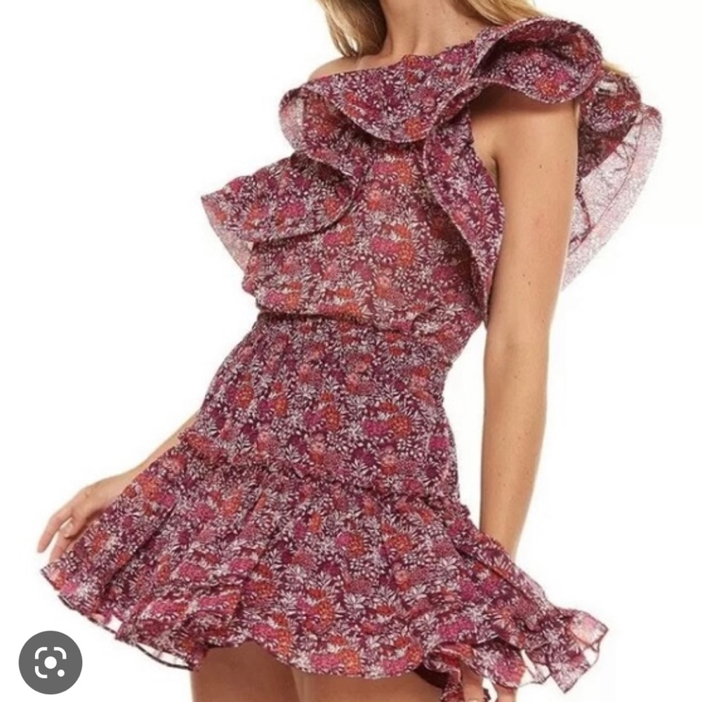 Misa Los Angeles one shoulder top size medium